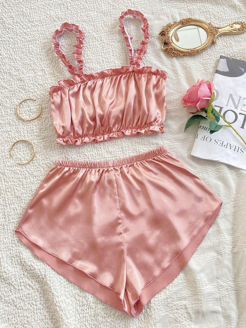 (30%) OFF - Bridal Crop Top 2pcs