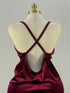 Crimson Eclipse – Velvet Backless Gown