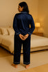 (30%) OFF - Silk Symphony Pajama Set