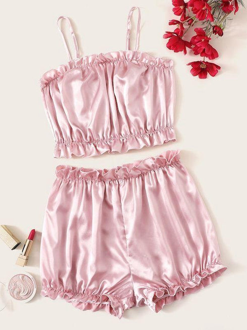 (30%) OFF - Bridal Crop Top 2pcs