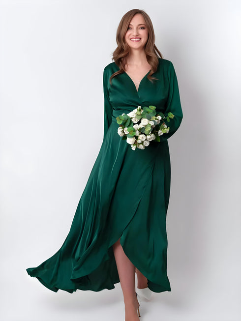 Elegance Satin Maxi Dress – Timeless Luxury for Every Occasion