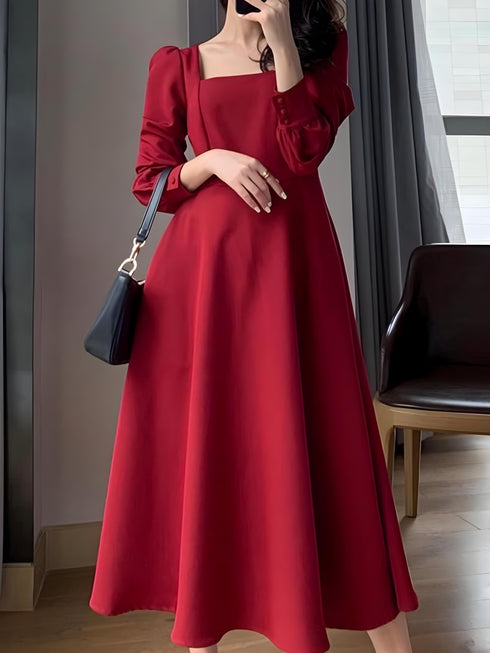 Georgette Midi Dress