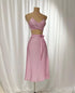 (30%) OFF - Luxury Silk Halter Wrap Midi Dress - Elegant and Versatile Evening Wear