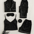 Blush Whisper – 6-Piece Luxury Silk Sleepwear Ensemble